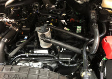 Load image into Gallery viewer, J&amp;L 2019-2024 Ford Ranger 2.3L Driver Side Oil Separator 3.0 - Clear Anodized - Side View