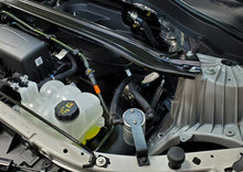 Load image into Gallery viewer, J&amp;L 2020-2024 Ford Explorer 2.3L EcoBoost Driver Side Oil Separator 3.0 - Clear Anodized - Side View