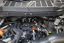 Load image into Gallery viewer, J&amp;L 2021-2025 Ford F-150 3.5L Passenger Side Oil Separator 3.0 - Clear Anodized - Detail View