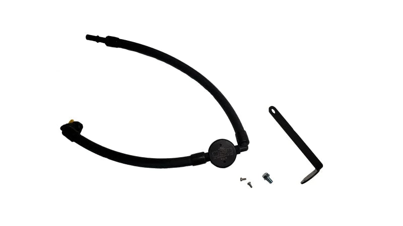 J&L 2021.5-2024 Ford Bronco 2.3L EcoBoost Oil Separator 3.0 Passenger Side - Black Anodized - Main Product View