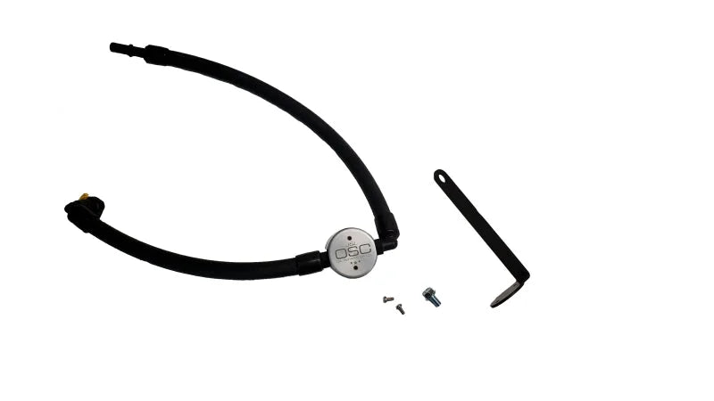 J&L 2021.5-2024 Ford Bronco 2.3L EcoBoost Oil Separator 3.0 Passenger Side - Clear Anodized - Main Product View