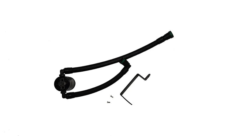 J&L 2025 Ford Bronco 2.3L/ 23-25 Ford Ranger 2.3L Separator 3.0 PCV Side - Black Anodized - Main Product View