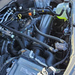 Load image into Gallery viewer, J&amp;L 2025 Ford Explorer 2.3L EcoBoost 3.0 PVC Side Oil Separator - Black Anodized - Side View