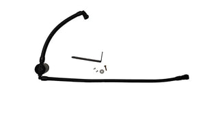 J&L 2025 Ford Transit 150/250/350 3.5L Oil Separator - Black Anodized - Main Product View