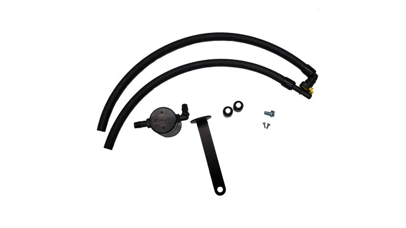 J&L 21-21.5 Ford Bronco 2.3L Ecoboost Passenger Side 3.0 Oil Separator - Black Anodized - Main Product View