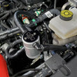 Load image into Gallery viewer, J&amp;L 21-21.5 Ford Bronco 2.3L Ecoboost Passenger Side 3.0 Oil Separator - Clear Anodized - Side View