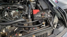 Load image into Gallery viewer, J&amp;L 22-24 Ford Bronco Raptor 3.0L EcoBoost PCV Side Oil Separator 3.0 - Black Anodized - Side View