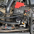 Load image into Gallery viewer, J&amp;L 22-24 Ford Bronco Raptor 3.0L EcoBoost PCV Side Oil Separator 3.0 - Clear Anodized - Side View