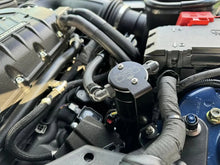 Load image into Gallery viewer, J&amp;L 24-25 Ford Mustang GT w/ Whipple Supercharger Oil Separator 3.0 PCV Side - Black Anodized - Back View