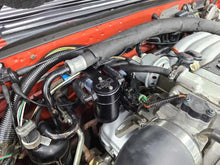 Load image into Gallery viewer, J&amp;L 86-93 Ford Mustang 5.0 302 Passenger Side Oil Separator 3.0 - Black Anodized - Main Product View