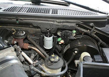 Load image into Gallery viewer, J&amp;L 99-04 Ford Lightning Driver Side Oil Separator 3.0 - Clear Anodized