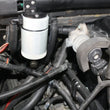 Load image into Gallery viewer, J&amp;L 99-04 Ford Lightning Passenger Side Oil Separator 3.0 - Clear Anodized - Main Product View