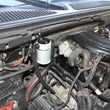 Load image into Gallery viewer, J&amp;L 99-04 Ford Lightning Passenger Side Oil Separator 3.0 - Clear Anodized - Side View
