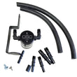 Load image into Gallery viewer, J&amp;L 99-04 Ford Mustang GT Passenger Side Oil Separator 3.0 - Black Anodized