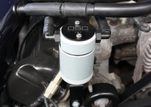 Load image into Gallery viewer, J&amp;L 99-04 Ford Mustang GT Passenger Side Oil Separator 3.0 - Clear Anodized - Main Product View