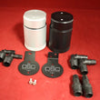 Load image into Gallery viewer, J&amp;L Oil Separator 3.0 Base Kit - Clear Anodized (Incl 2 Brackets &amp; 6 Fittings)