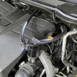 Load image into Gallery viewer, J&amp;L 22-25 Toyota Tundra, 23-25 Sequoia 3.5L Turbo Oil Separator 3.0 Driver Side - Black Anodized - Detail View