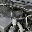 Load image into Gallery viewer, J&amp;L 22-25 Toyota Tundra, 23-25 Sequoia 3.5L Turbo Oil Separator 3.0 Driver Side - Clear Anodized - Side View