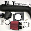 Load image into Gallery viewer, JLT 03-04 Ford Mustang Mach 1 Black Textured Cold Air Intake Kit w/Red Filter - Side View