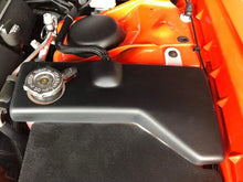 Load image into Gallery viewer, JLT 11-19 Dodge Charger/Challenger Black Textured Coolant Tank Cover - Side View