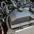 Load image into Gallery viewer, JLT 15-19 Ford Mustang Black Textured Coolant Tank Cover - Detail View