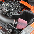 Load image into Gallery viewer, JLT 15-19 Ford Mustang GT350/GT350R Black Textured Cold Air Intake Kit w/Red Filter - Tune Req