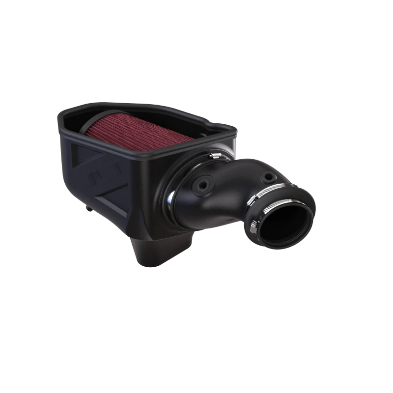 JLT 21-23 Dodge Charger Hellcat / 19-23 Dodge Challenger Hellcat CAI Kit w/Cotton Cleanable Filter - Side View