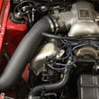 Load image into Gallery viewer, JLT 96-98 Ford Mustang SVT Cobra Black Textured Cold Air Intake Kit w/Red Filter - Side View