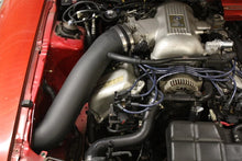 Load image into Gallery viewer, JLT 96-98 Ford Mustang SVT Cobra Black Textured Cold Air Intake Kit w/Red Filter - Side View