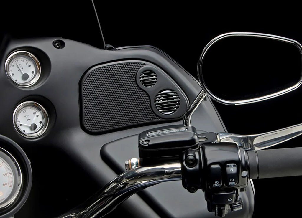 J&M Speaker Grills - Fairing - '98-'13 FLT RKGR-HRG06 - Side View