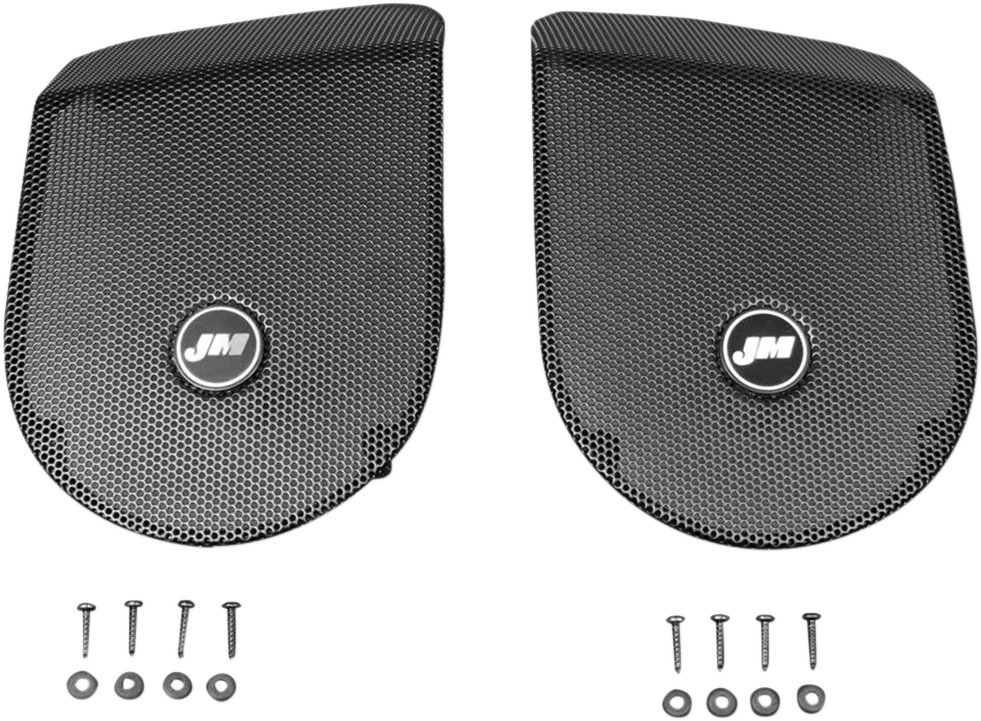 J&M Speaker Grills - Saddlebag Lid HGRL-SD14 - Side View