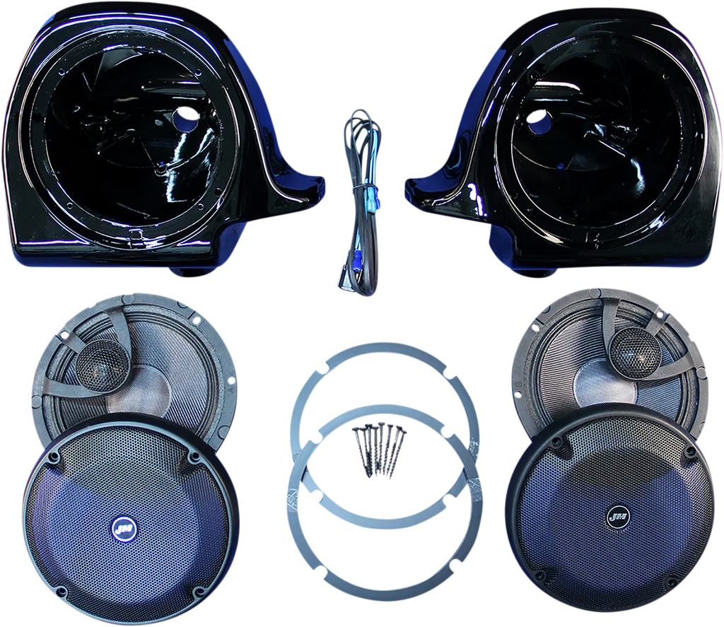 J&M Speaker Kit - Fairing - '98-'13 FLH HC13-6582TW-XRP - Detail View