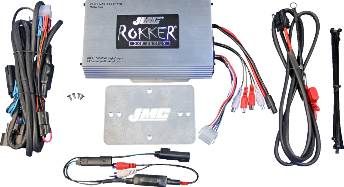 J&M Stage6 Amplifier Kit - 4-Channel - '14-'24 FLHTK JMA6-1000HC14-UL - Detail View