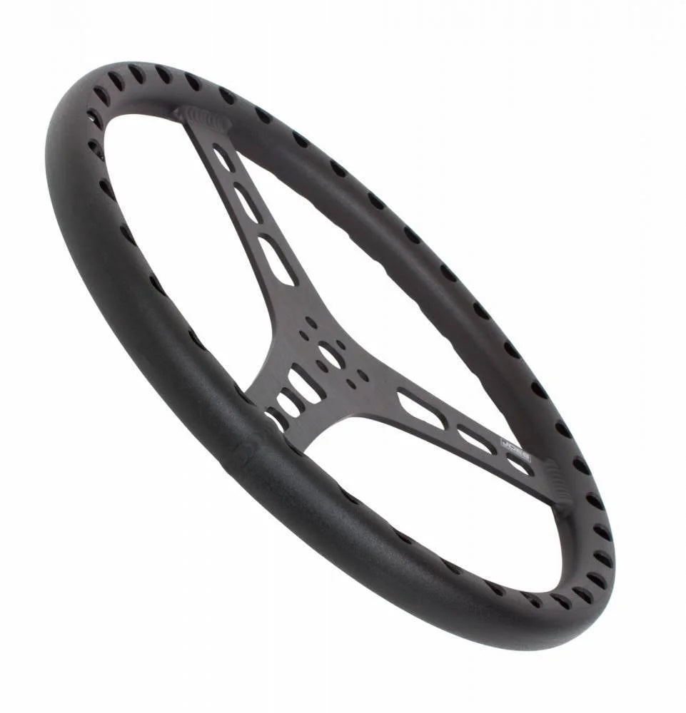 JOES Racing Products 14in Flat Steering Wheel Black 13534-B