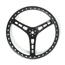 Load image into Gallery viewer, JOES Racing Products 15in LW Steering Wheel Alum Dished Black 13515-B