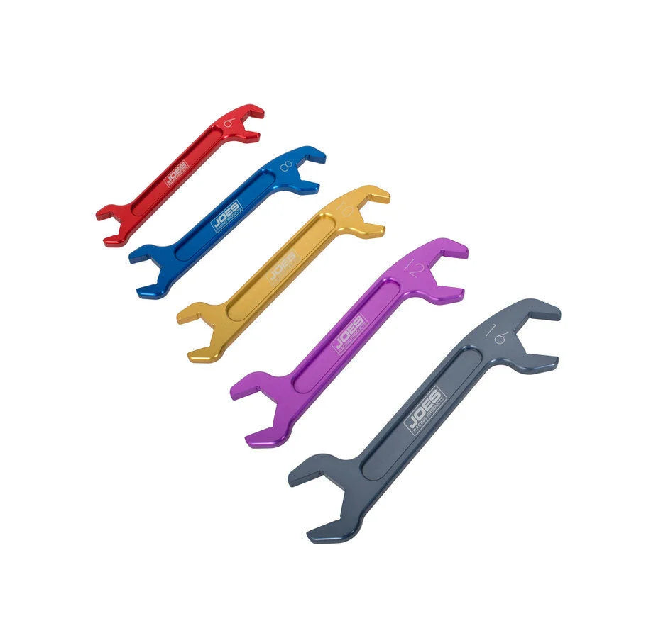 JOES Racing Products Aluminum Wrench Set Double Ended 6an-16an 18000