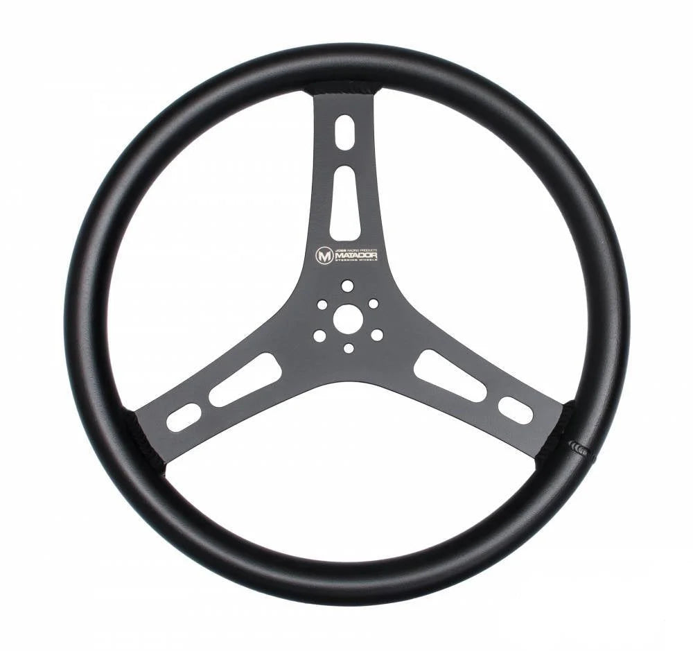 JOES Racing Products Matador Steering Wheel Black 15in Flat 13550-B