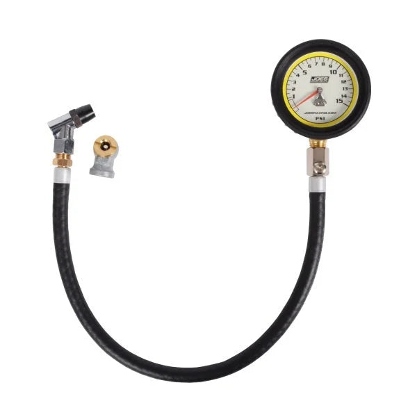 JOES Racing Products Tire Pressure Gauge 0-15psi Pro No Hold 32315