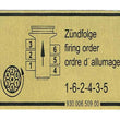 Load image into Gallery viewer, JP Group A/S Firing Order Decal 1601500506