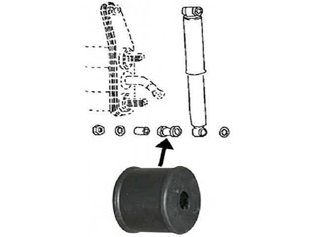 JP Group A/S Shock Absorber Bushing 8142150100