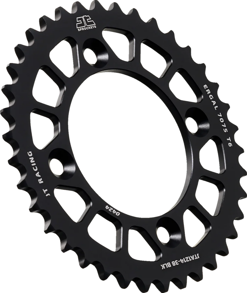 JT Sprockets Rear Sprocket - Aluminum - 38 Tooth - Black - CRF 110F JTA1214.38BLK - Main Product View