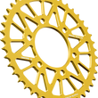 Load image into Gallery viewer, JT Sprockets Rear Sprocket - Aluminum - 43 Tooth - Gold - Kawasaki JTA478.43GLD - Main Product View