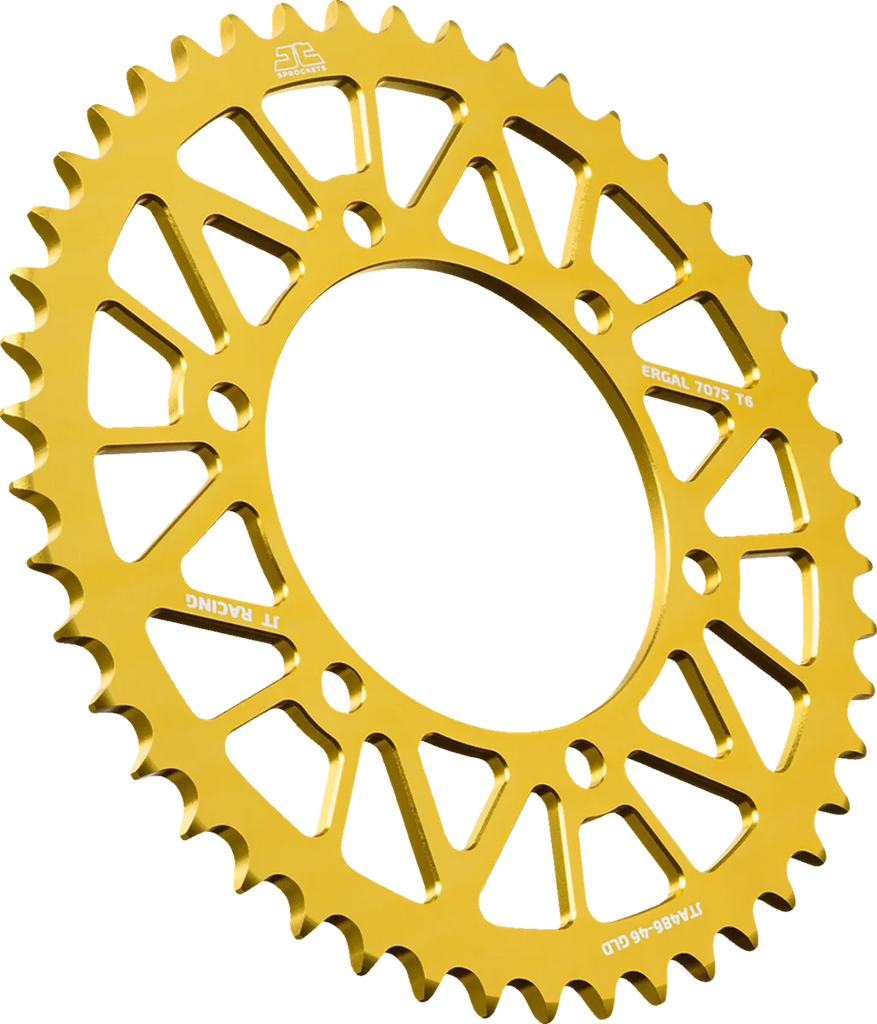 JT Sprockets Rear Sprocket - Aluminum - 46 Tooth - Gold - KLE 300/FZ6 JTA486.46GLD - Main Product View