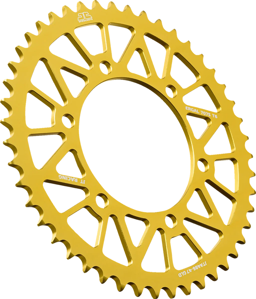 JT Sprockets Rear Sprocket - Aluminum - 47 Tooth - Gold - YZF-R1/LE JTA486.47GLD - Main Product View