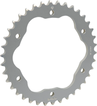 Load image into Gallery viewer, JT Sprockets Rear Sprocket - Aluminum - 48 Tooth - Red - Gas Gas/Husqvarna/Husaberg/KTM JTA897.48RED - Side View