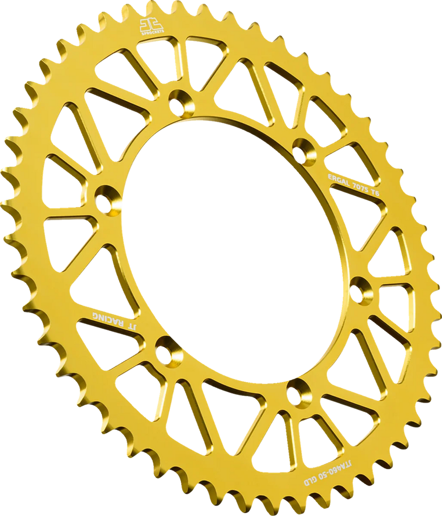 JT Sprockets Rear Sprocket - Aluminum - 50 Tooth - Gold - Kawasaki JTA460.50GLD - Main Product View