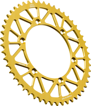 Load image into Gallery viewer, JT Sprockets Rear Sprocket - Aluminum - 51 Tooth - Gold - KX 250/X JTA460.51GLD - Main Product View
