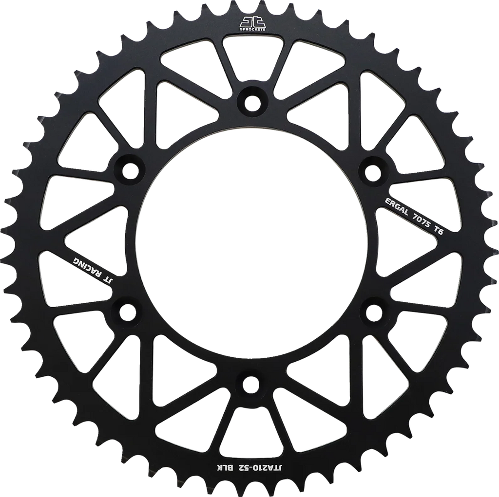 JT Sprockets Rear Sprocket - Beta/Honda - Black - 52 Tooth JTA210.52BLK - Main Product View