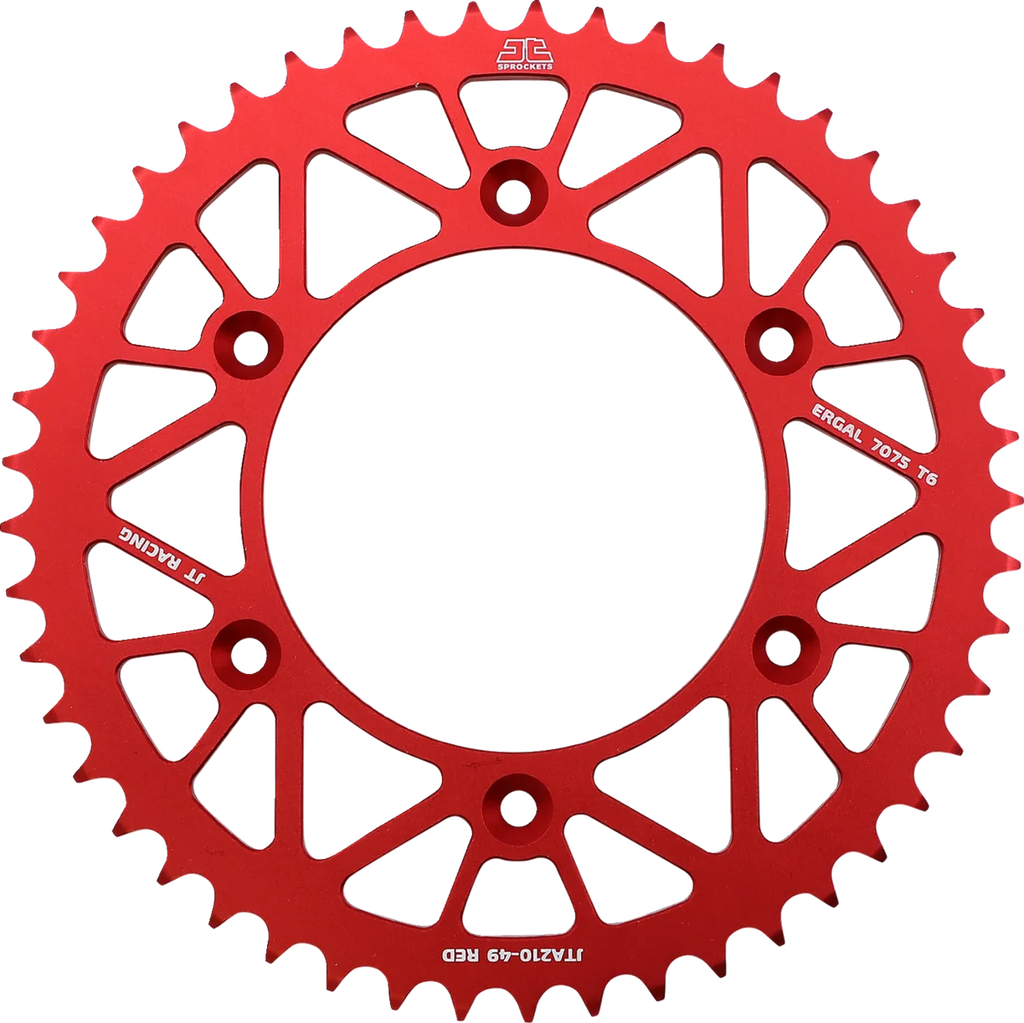 JT Sprockets Rear Sprocket - Beta/Honda - Red - 49 Tooth JTA210.49RED - Main Product View