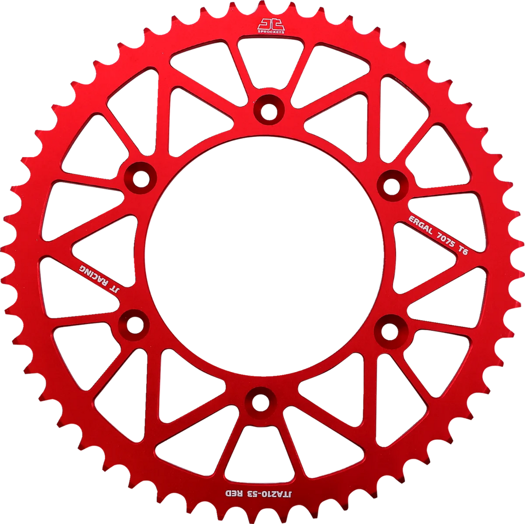 JT Sprockets Rear Sprocket - Beta/Honda - Red - 53 Tooth JTA210.53RED - Main Product View